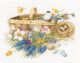 Borduurpakket Mand met lentebloemen katoen - Marjolein Bastin