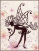 Romantisch borduurpakket - Bloemenfee silhouette II van Lanarte