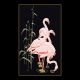 Borduurpakket Flamingo's Black Collection - Thea Gouverneur