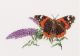 Borduurpakket Atalanta vlinder op Budlea Aida - Thea Gouverneur
