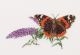 Borduurpakket Atalanta vlinder op Budlea Linnen - Thea Gouverneur