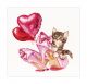 Borduurpakket Valentine's Kitten - Thea Gouverneur