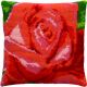 Borduurpakket Rode roos kussen - Pako