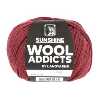 Lang Yarns Wooladdicts Sunshine - 063 dark red