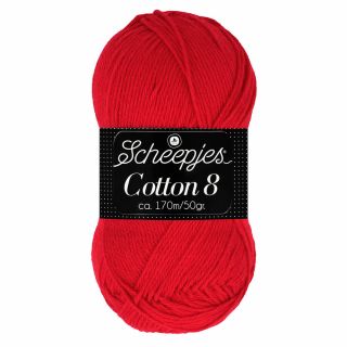 Scheepjeswol Cotton 8 rood 510