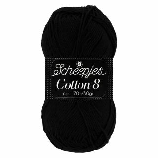 Scheepjeswol Cotton 8 zwart 515