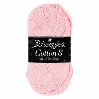 Scheepjeswol Cotton 8 licht roze 718