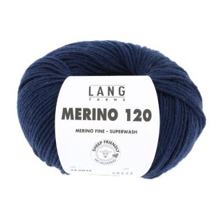 Lang Yarns Merino 120 - 0035 navy