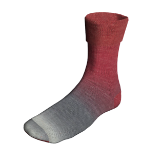 Lang Yarns Jawoll sokkenwol Twin - 0503 meloen lichtgrijs