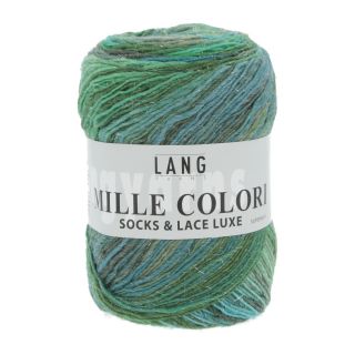 MILLE COLORI SOCKS & LACE LUXE groen/blauw/grijs