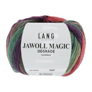 JAWOLL MAGIC DEGRADE paars/rood/groen