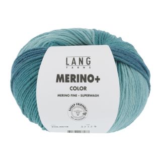 MERINO+ COLOR blauw/groen/antraciet