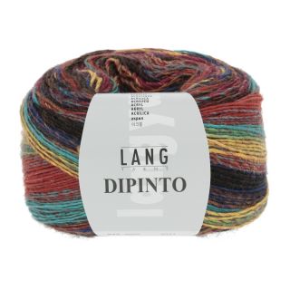 Lang Yarns Dipinto - 0054 geel/roze/bruin