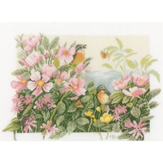Borduurpakket Vogeltjes en wilde rozen - Marjolein Bastin