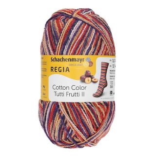 Regia sokkenwol Tutti Frutti katoen Plum - 2427