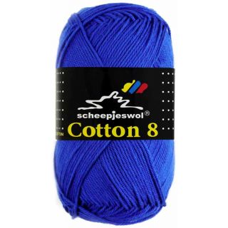 Scheepjeswol Cotton 8 kobaltblauw 519