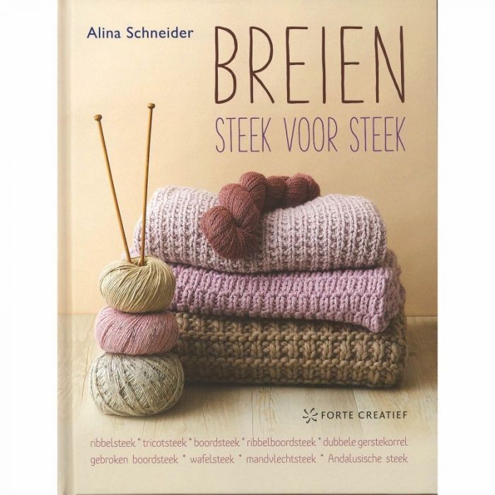 hangen forum Omleiden Breien Steek voor steek - breiboek online bestellen | Happy Crafts