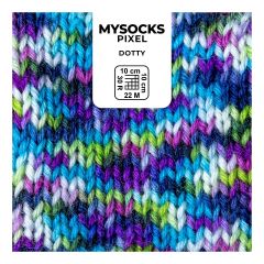 MyBoshi sokkenwol Pixel - W74001 Dotty