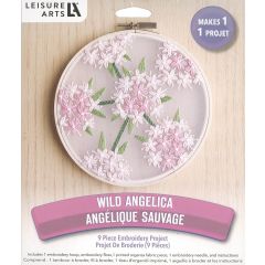 Borduurpakket Wild Angelica - vrij borduren - Leisure Arts