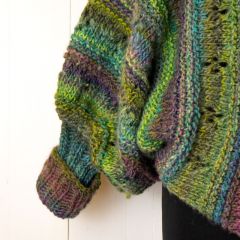 Breipakket Love to knit Shrug groen - maat L/XL